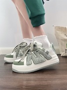 回力薄荷绿女鞋小众设计个性潮鞋休闲鞋复古德训鞋运动板鞋面包鞋