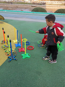 儿童套圈玩具幼儿园感统器材户外训练套圈平衡玩具19厘米塑料套圈