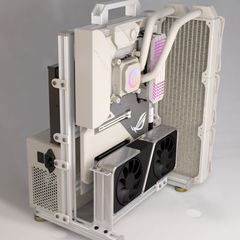 开放式机箱matx电脑机箱机架铝合金atx创意个性itx台式机水冷机箱