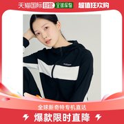 韩国直邮jillstuart羽绒服22fw运动黑色拉链，连帽衫jfju2c4