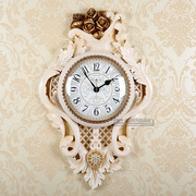 欧式挂钟大号客厅钟表，欧美静音石英钟现代挂墙丽盛创意时钟创意表