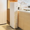 厨房卫生间夹缝收纳柜抽屉式 18cm超窄缝隙置物架 窄柜子长条靠墙