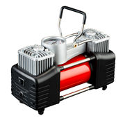 电动车电瓶车充气泵双缸高压打气筒大功率便携式48v60v72v3
