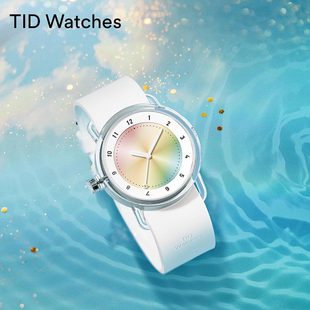 TID手表日出系列中性硅胶小众轻奢简约男女防水运动情侣对表礼物