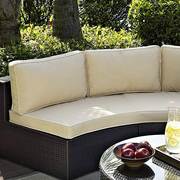 庭院休闲长凳海绵垫户外沙发防水坐垫高密度飘窗餐椅藤椅时尚坐垫