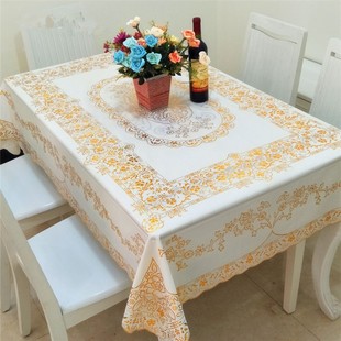 餐桌布防水防烫餐桌，台布长方形桌布家用塑料桌布，茶几垫客厅台布