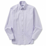 SA0417春秋款SIEG浅紫色纯色纯棉商务上班韩版基础款职业长袖衬衫