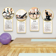 瑜伽馆装饰画普拉提宣传挂画健身房，教室墙面励志海报，私教室墙壁画