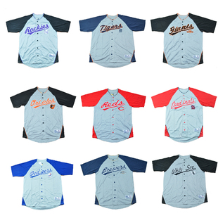 美国mlb职业棒球队半袖，棒球服棒球衫棒球上衣，球迷服dynasty