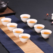 品茗杯 功夫盖碗陶瓷茶杯套装家用 茶盏主人专用个人杯紫砂小茶杯
