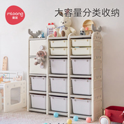 曼龙儿童玩具收纳架简易大容量喂养台宝宝储物衣柜家用整理置物架
