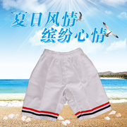 夏季跆拳道短裤儿童成人棉质道服T恤健身跆拳道服裤子