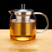 耐热玻璃茶壶套装，加厚透明不锈钢内胆过滤家用大容量泡茶器具