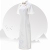 白色改良旗袍连衣裙司藤同款日常少女民，国风复古气质中式春季