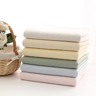 宝宝纯棉加厚针织夹棉布料，保暖睡衣新生儿婴儿包被床单服装面料