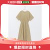 日本直邮F by ROSSO 女士随机条纹蝙蝠袖连衣裙 舒适设计感 2023