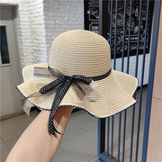沙滩帽夏季大檐可折叠波浪，边草帽户外防晒遮阳帽太阳帽子女