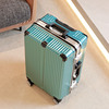 行李箱结实耐用铝框款女高颜值20寸男旅行箱复古拉杆箱密码皮箱子