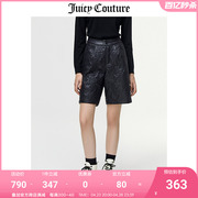 Juicy Couture橘滋短裤女美式夏季休闲显瘦百搭直筒高腰短裤