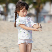 儿童泳衣女童韩版小公主分体泳衣婴幼儿中小童游泳衣套装