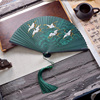 古风扇子全竹折扇中国风，女小舞蹈扇夏季随身新中式折叠扇旗袍拍照