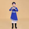 高档女童蒙族舞蹈演出服，蒙古服演出服少数民族服装，儿童民族服装表