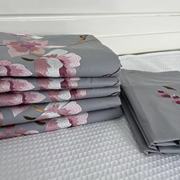 外贸刺绣纯棉床单单件加厚100%全棉斜纹1.5米1.8床纯色绣花睡单清