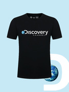 Discovery探索频道大象探索短袖t恤衫男女纯棉半截袖衣服印花定制