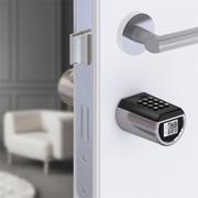 智能锁芯指纹密码锁，门锁家用防盗门电子锁，刷卡锁木门大门锁