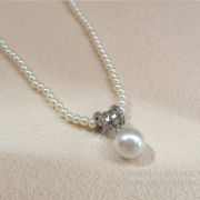 YGL轻奢法式优雅珍珠项链时尚新潮小众设计颈链小众高级感锁骨链