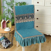 餐椅垫套装中式连体椅垫坐垫，靠垫一体家用餐桌椅子套罩桌椅套套装