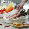 沥水篮双层水果盘家用厨房，蔬菜海鲜塑料篮子滤水菜篓多功能洗菜盆