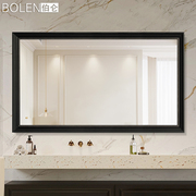 bolen美式复古做旧浴室镜子，欧式简约家用壁挂，墙卫生间洗漱台镜子