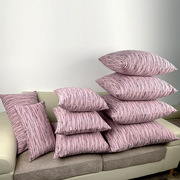 色织提花超大抱枕套客厅，沙发靠垫含芯可拆洗腰枕靠背床头靠枕北欧