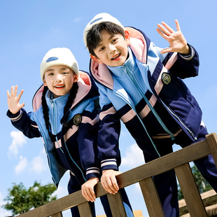 幼儿园园服春秋套装运动会，服装一年级校服，小学生班服秋冬款三件套