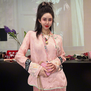 春夏新中式时尚长袖衬衫气质民国风复古衬衣女中国风古风上衣