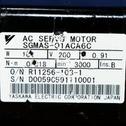 伺服电动机型号，sgmas-01aca6c100wac200v实物拍摄议价