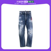 韩国直邮dsquared224ss牛仔，直筒裤男s74lb1435s30309navyblue