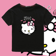 hellokitty短袖t恤男童女童，凯蒂猫凯蒂猫纯棉，夏装童装儿童半袖