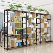 办公室多层产品展示柜现代简约书架置物简易客厅落地组合隔断陈列