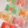 一次性餐盒寿司打包盒春游野餐便当水果三明治塑料商用方形包装盒