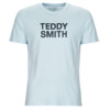 teddysmith男装短袖，t恤韩版休闲上衣浅蓝色，套头打底衫夏季