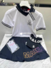 韩国高尔夫女装 春夏网球服装休闲速干短袖防走光短裙裤裙子