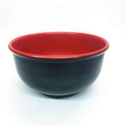 高升密胺碗日式仿瓷餐具塑料碗米饭碗大碗小碗，汤碗面(汤碗面)碗饭店红黑碗