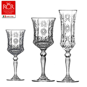 意大利RCR进口水晶杯欧式复古宫廷款葡萄酒杯家用杯子威士忌烈酒