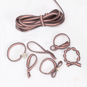 加宽超弹扁皮筋可爱头绳自己diy制作做发圈打结发绳发饰个性材料