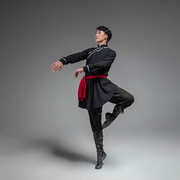 蒙古舞蹈服演出服男少数民族蒙族服装成人舞台表演服艺考练习考级