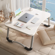 床上小桌子可折叠电脑桌飘窗简易书桌家用学生学习桌宿舍写字桌板