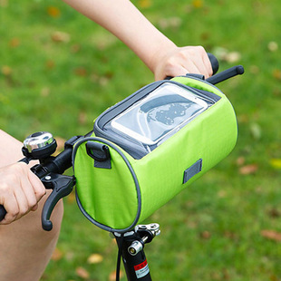 骑行包便携自行车包单车挂包车头手机包听歌音箱收纳袋触屏印logo