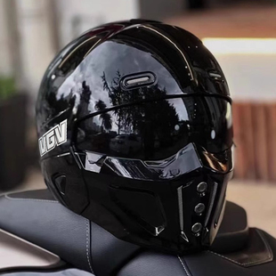 3c认证摩托车头盔蝎子组合盔，男女机车战士，盔夏季防晒复古蓝牙全盔